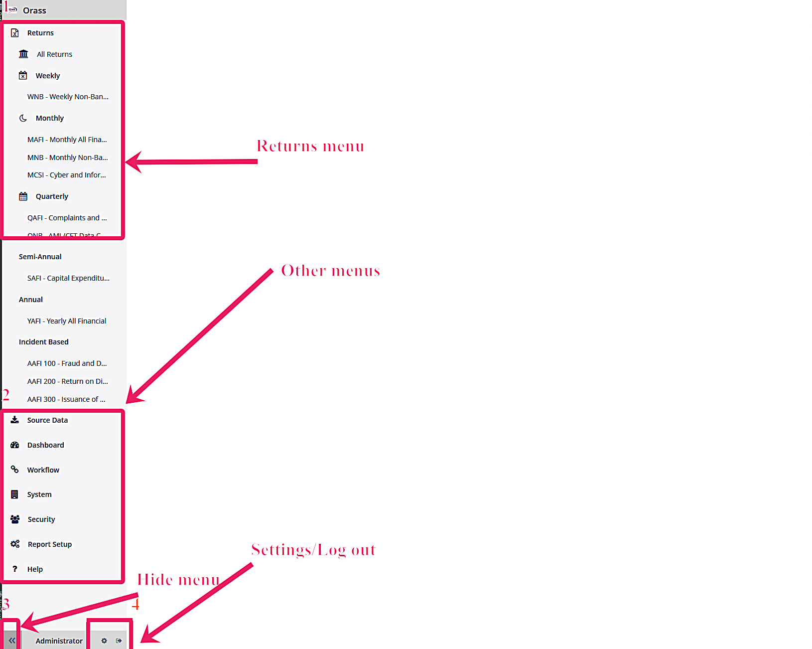 Welcome screen layout